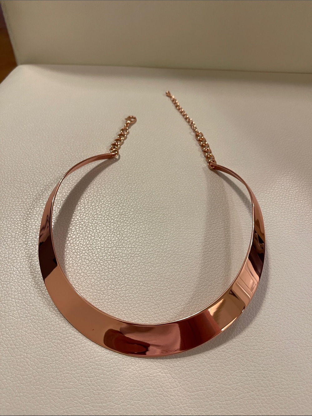 Rose Gold Collar Choker Necklace